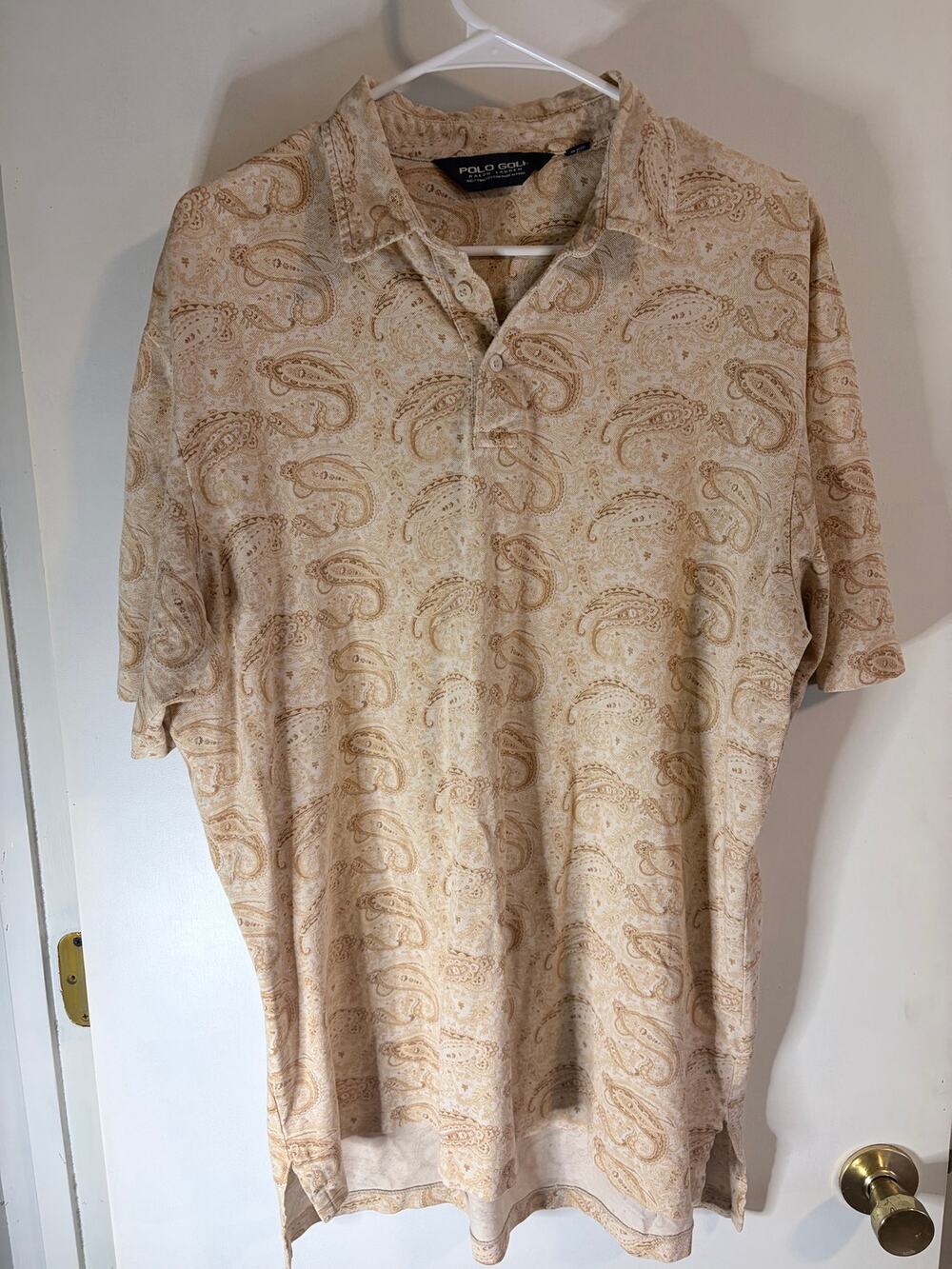 Vintage Polo Golf Ralph Lauren Paisley Polo Shirt